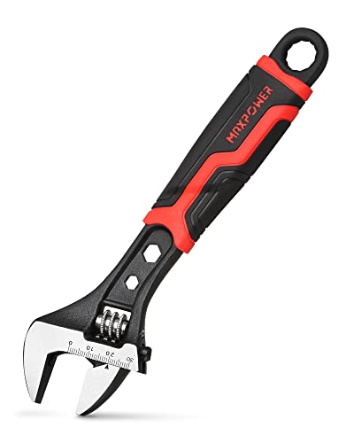 MAXPOWER 200mm Rollgabelschlüssel Adjustable Wrench 25mm Maximale Öffnung Werkstattreparatur oder Hausreparatur Verstellbarer Schraubenschlüssel Mini