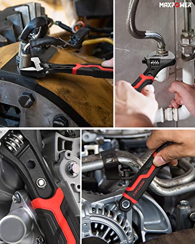 MAXPOWER 200mm Rollgabelschlüssel Adjustable Wrench 25mm Maximale Öffnung Werkstattreparatur oder Hausreparatur Verstellbarer Schraubenschlüssel Mini