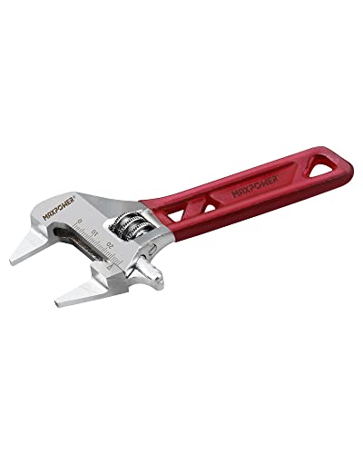 MAXPOWER 150mm Rollgabelschlüssel Maximale Öffnung 30mm Schraubenschlüssel Verstellbar Mini Rollgabelschlüssel Profi Adjustable Wrench