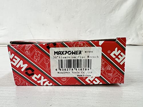 MAXPOWER 750mm Rohrzange Groß Rohrzange Profi Rohrzange aus Aluminium Rohrreparaturwerkzeuge